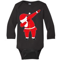 Original Dabbing Santa Baby Long Sleeve Bodysuit