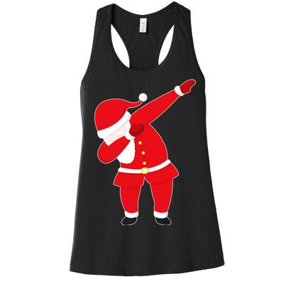 Original Dabbing Santa Women's Racerback Tank