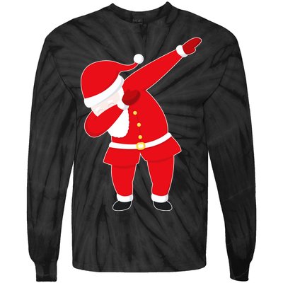 Original Dabbing Santa Tie-Dye Long Sleeve Shirt