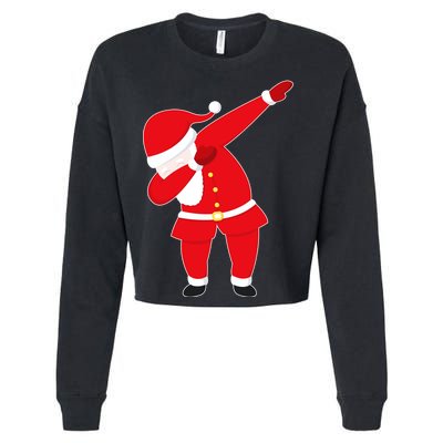 Original Dabbing Santa Cropped Pullover Crew