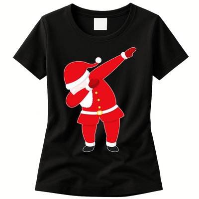 Original Dabbing Santa Womens T-Shirt