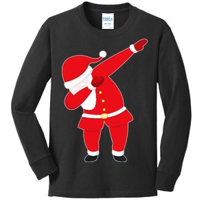 Original Dabbing Santa Kids Long Sleeve Shirt