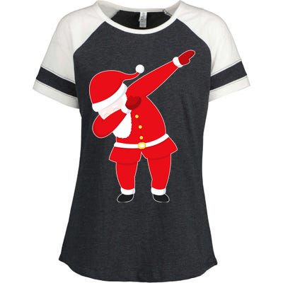 Original Dabbing Santa Enza Ladies Jersey Colorblock Tee