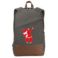 Original Dabbing Santa Cotton Canvas Backpack