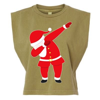 Original Dabbing Santa Garment-Dyed Women's Muscle Tee