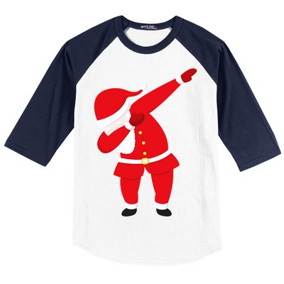 Original Dabbing Santa Baseball Sleeve Shirt