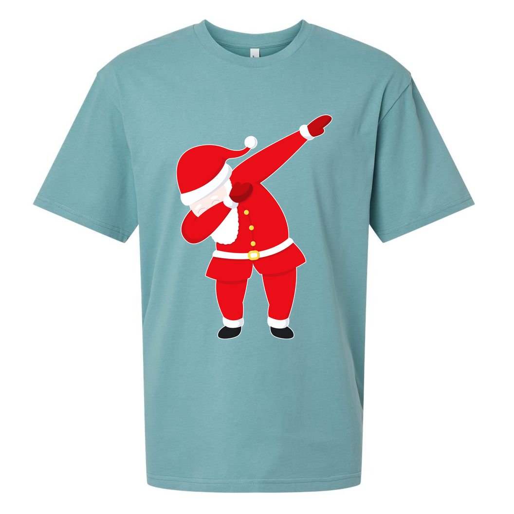 Original Dabbing Santa Sueded Cloud Jersey T-Shirt