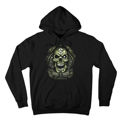 Original Gangster Skull Bling Hoodie