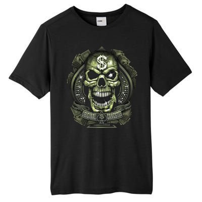 Original Gangster Skull Bling Tall Fusion ChromaSoft Performance T-Shirt