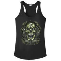 Original Gangster Skull Bling Ladies PosiCharge Competitor Racerback Tank