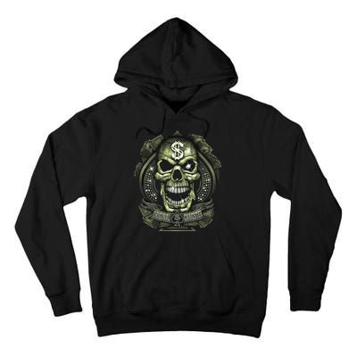 Original Gangster Skull Bling Tall Hoodie