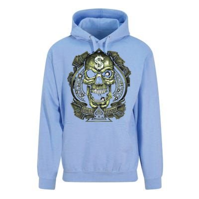 Original Gangster Skull Bling Unisex Surf Hoodie