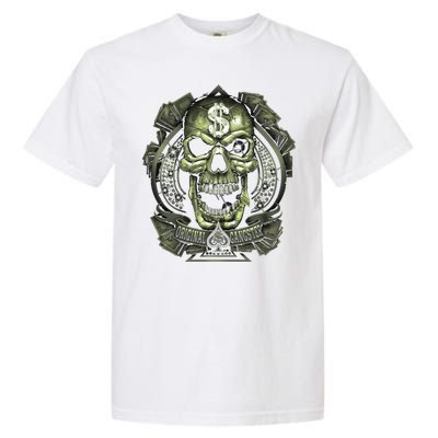 Original Gangster Skull Bling Garment-Dyed Heavyweight T-Shirt