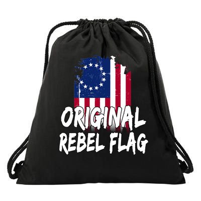 Original Rebel Flag Drawstring Bag