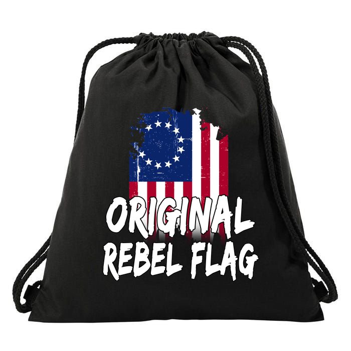 Original Rebel Flag Drawstring Bag