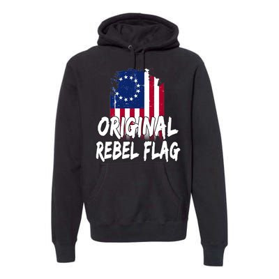 Original Rebel Flag Premium Hoodie