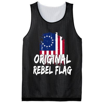 Original Rebel Flag Mesh Reversible Basketball Jersey Tank