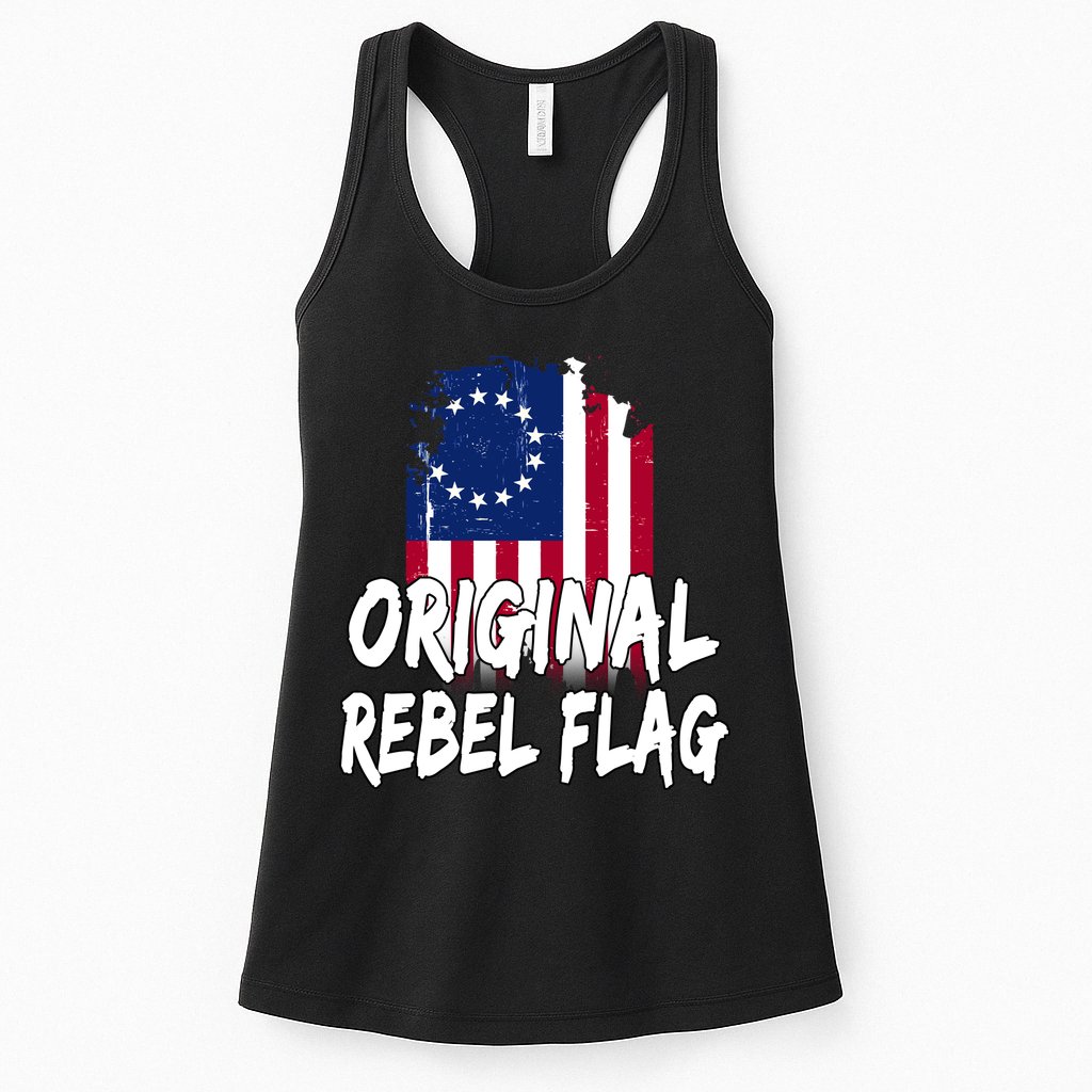 Original Rebel Flag Womens Tank Top