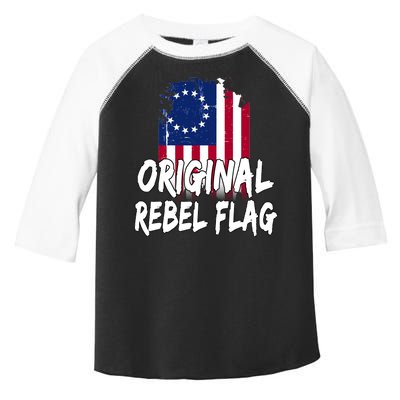 Original Rebel Flag Toddler Fine Jersey T-Shirt