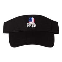 Original Rebel Flag Valucap Bio-Washed Visor