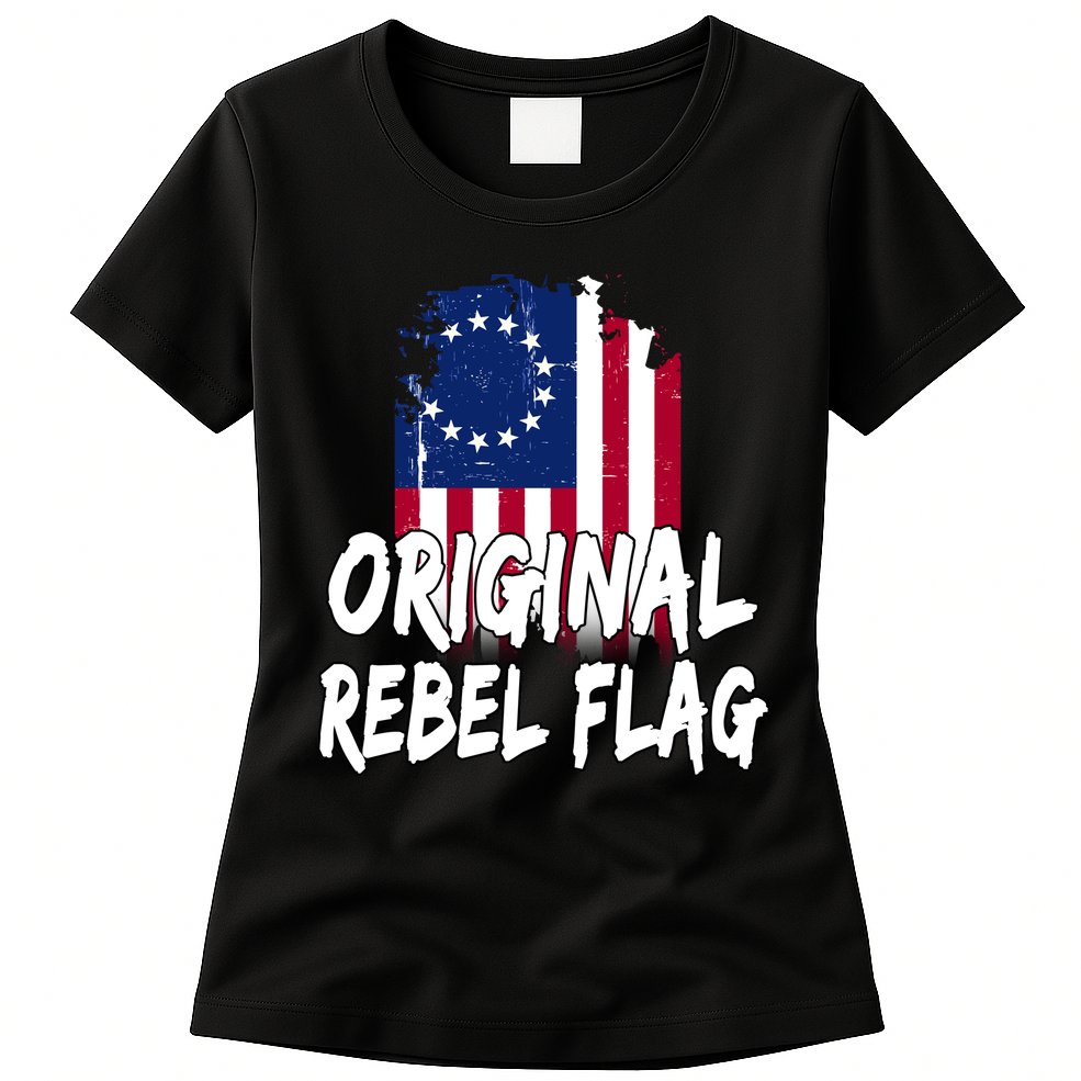 Original Rebel Flag Womens T-Shirt