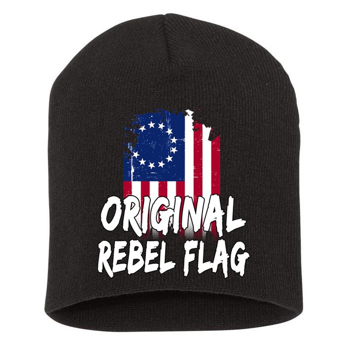 Original Rebel Flag Short Acrylic Beanie