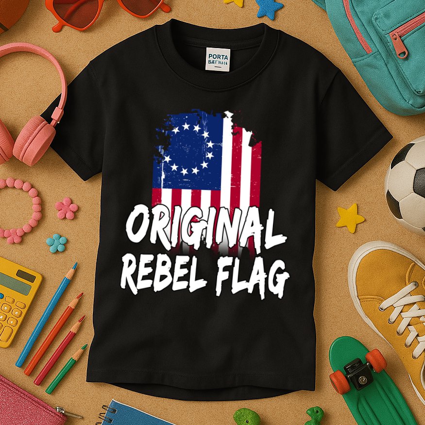 Original Rebel Flag Kids T-Shirt