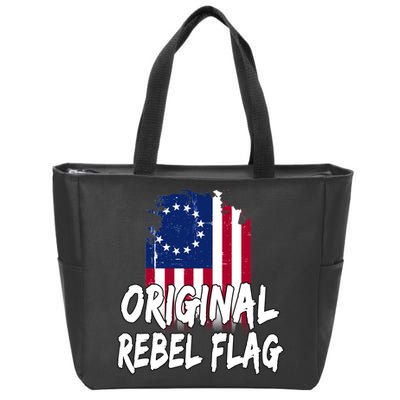 Original Rebel Flag Zip Tote Bag