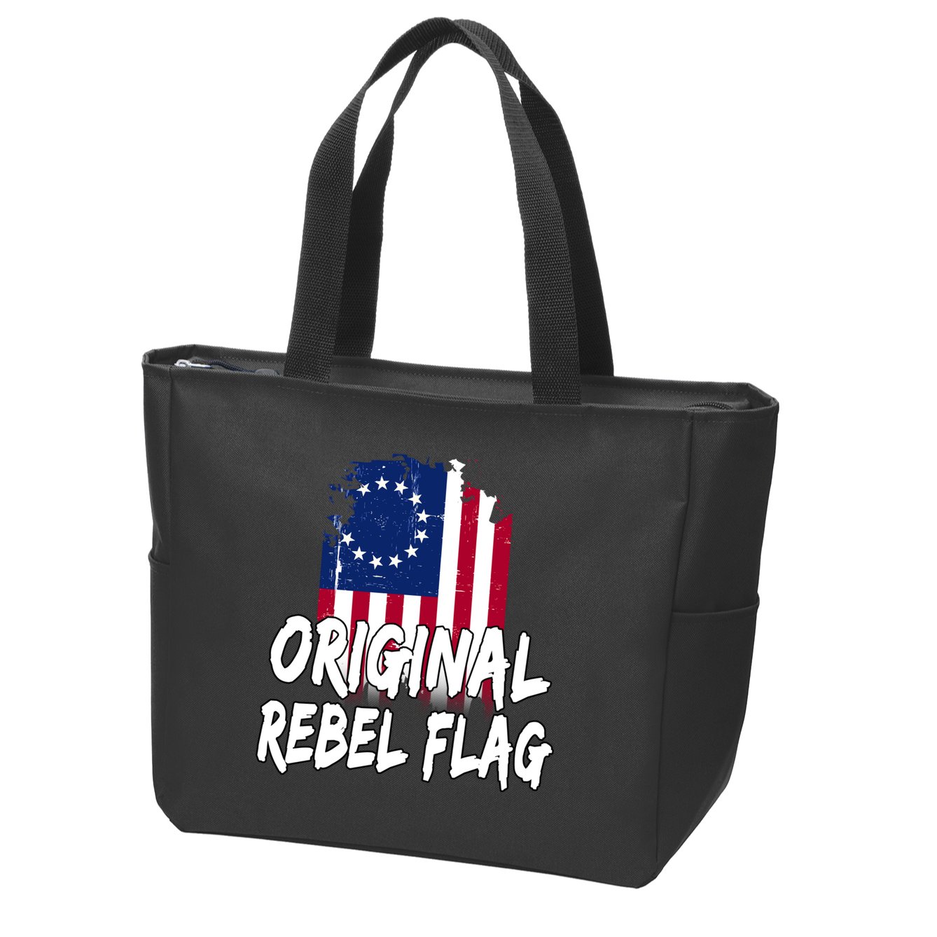 Original Rebel Flag Zip Tote Bag
