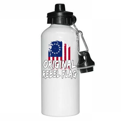 Original Rebel Flag Aluminum Water Bottle