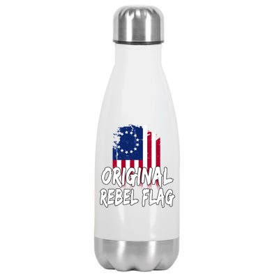 Original Rebel Flag Stainless Steel Insulated Water Bottle