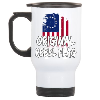 Original Rebel Flag Stainless Steel Travel Mug