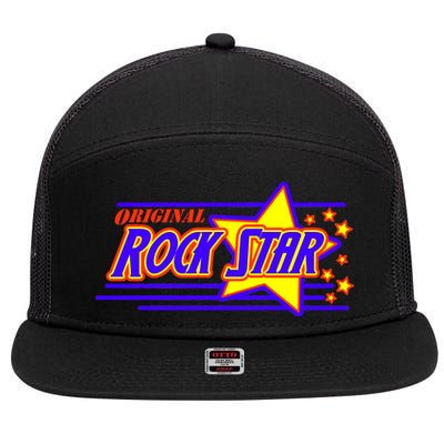 Original Rock Star 7 Panel Mesh Trucker Snapback Hat