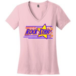 Original Rock Star Women's V-Neck T-Shirt