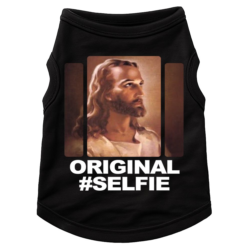 Original Selfie Jesus Doggie Tank