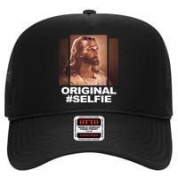 Original Selfie Jesus High Crown Mesh Back Trucker Hat