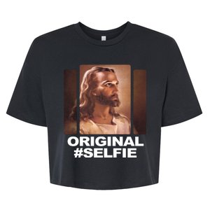 Original Selfie Jesus Bella+Canvas Jersey Crop Tee