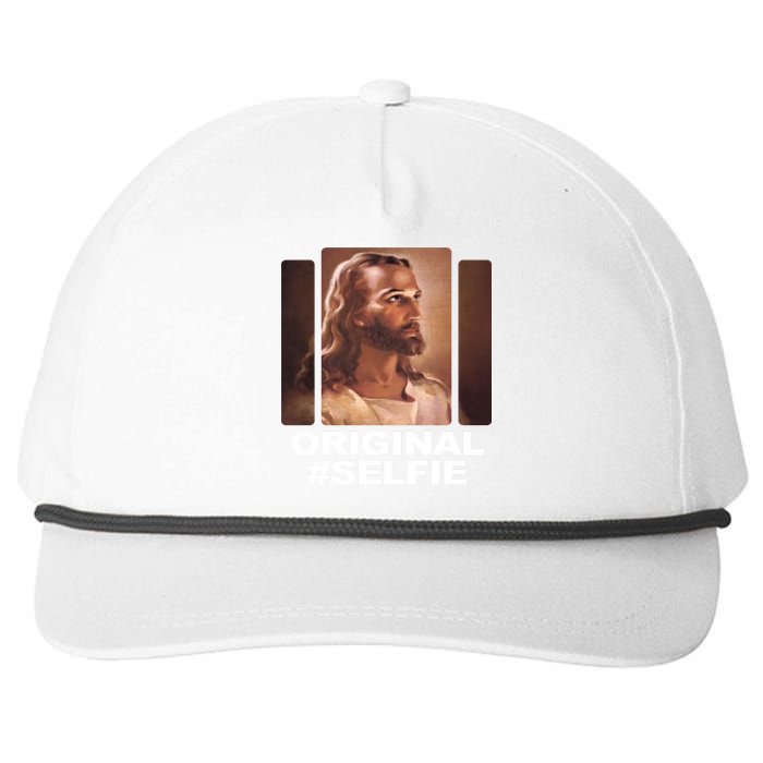 Original Selfie Jesus Snapback Five-Panel Rope Hat