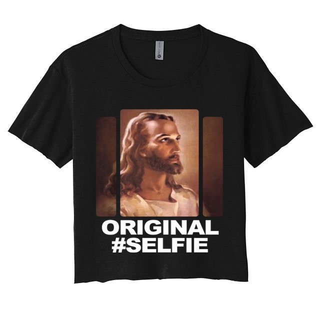 Original Selfie Jesus Crop Top