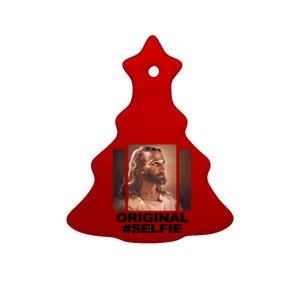 Original Selfie Jesus Ceramic Tree Ornament