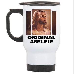 Original Selfie Jesus Stainless Steel Travel Mug