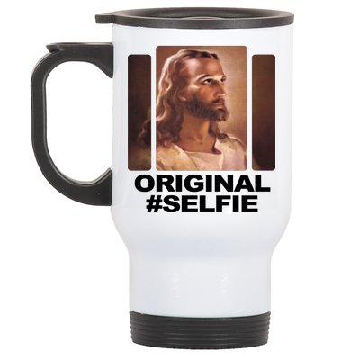 Original Selfie Jesus Stainless Steel Travel Mug