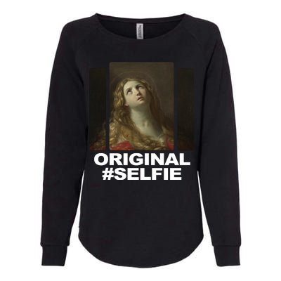 Original Selfie Mary Womens California Wash Sweatshirt