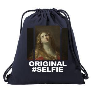 Original Selfie Mary Drawstring Bag