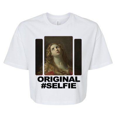 Original Selfie Mary Bella+Canvas Jersey Crop Tee