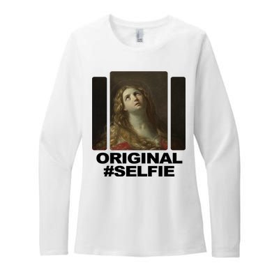 Original Selfie Mary Womens CVC Long Sleeve Shirt