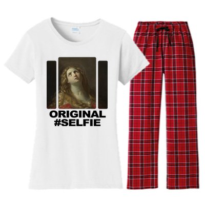 Original Selfie Mary Women's Flannel Pajama Set