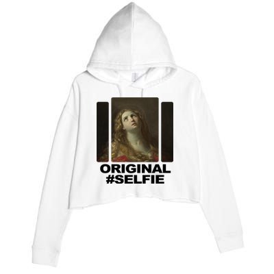 Original Selfie Mary Crop Fleece Hoodie