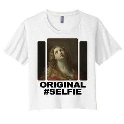 Original Selfie Mary Women's Crop Top Tee