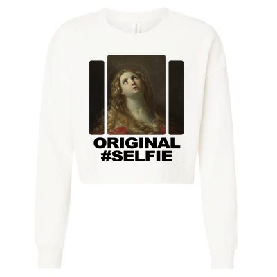 Original Selfie Mary Cropped Pullover Crew